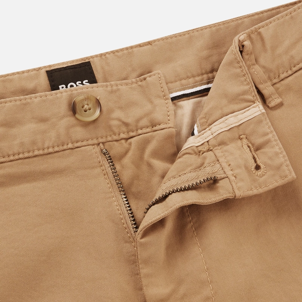 Hugo Boss Slice Cotton-Blend Twill Smart Shorts - XS